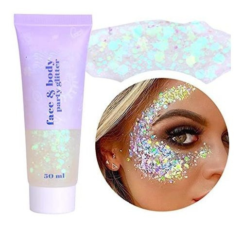 Dageda Cuerpo Gel Brillante, Cara Glitters Cuerpo Gel Y29jy