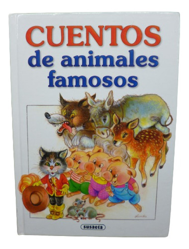 Libro 14 Cuentos De Animales Famosos. Infantiles. Tapa Dura.