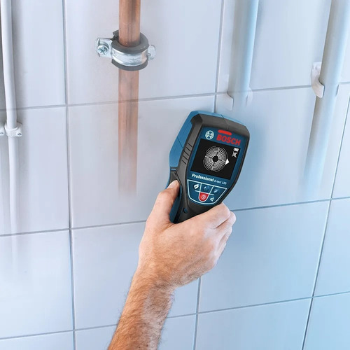 Imagen 4 de 7 de Detector De Materiales Bosch D-tect 120 Caño Pvc Pared