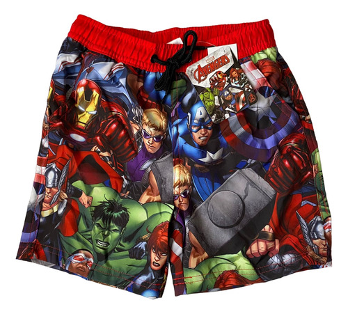 Short De Baño Avengers Tallas 4 Y 8