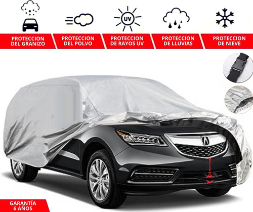 Recubrimiento Cubreauto Con Broche Acura Rdx 2019-2024