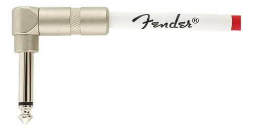 Unidade por pacote Cabo para plugue reto de instrumento/plugue de ângulo reto de 1 plugue 6,35 mm de ângulo reto macho a 1 plugue 6,35 mm macho reto Fender Fiesta Red 9 m