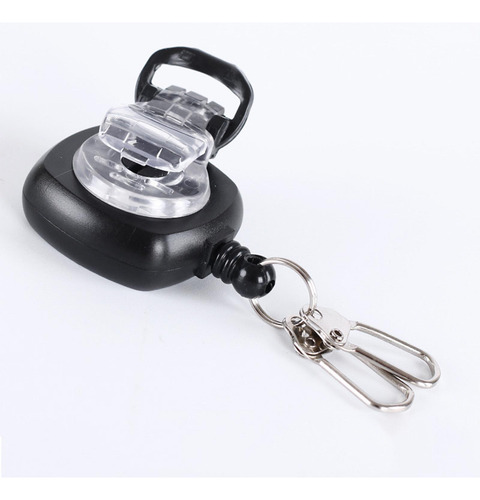 Retractable Holder, Carabiner Key Chain, Reel Clip Fly