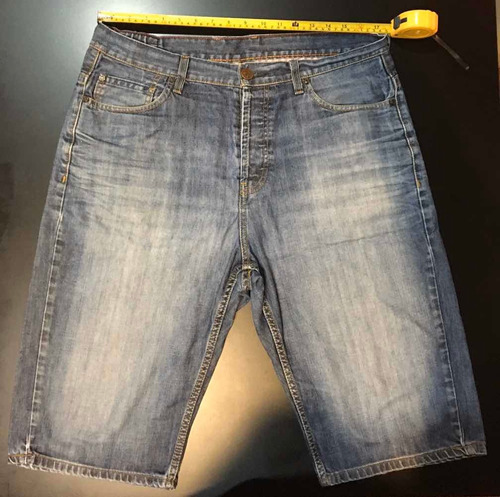 Bermudas De Jean Levis P/hombre - No Elastizadas Y Rectas