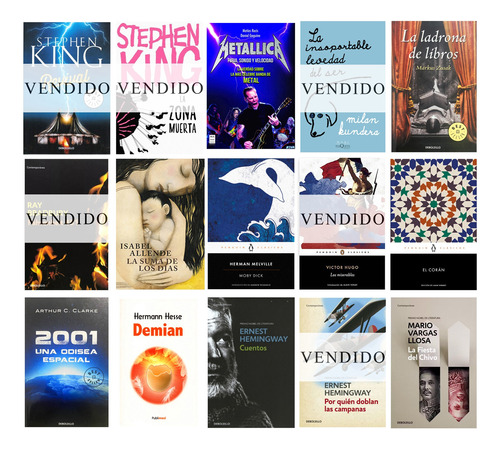 Lote De Libros / Ray Bradbury, Tolkien, Benedetti, Hemingway