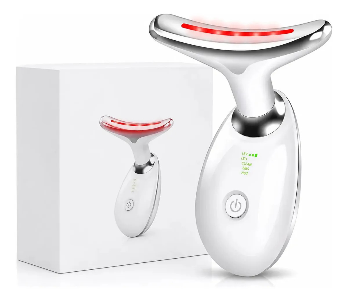 Massageador Facial Led Estética Terapia Anti Rugas