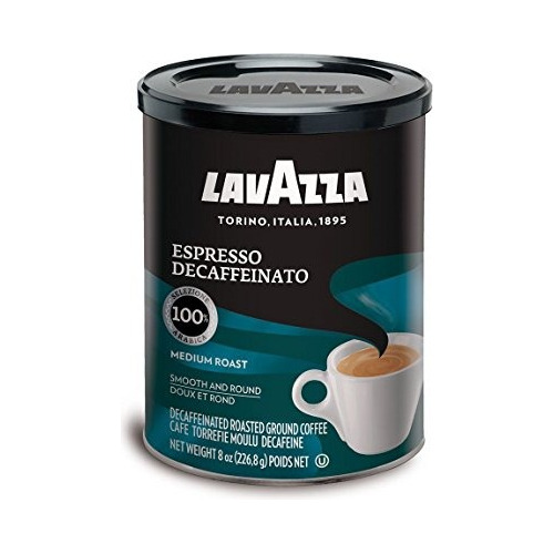 Lavazza Espresso Descafeinado Café Molido, De 8 Onzas (paque