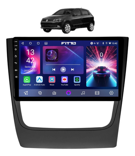 Multimidia Vw Gol G6 Voyage Android 14 2gb 64gb Carplay 9p