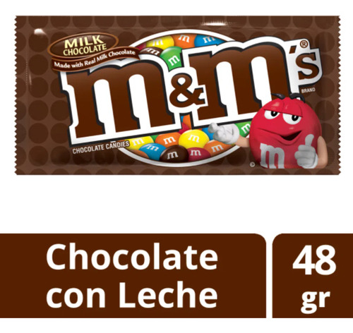 Confites M&ms Chocolate 47,9 Grs Origen Ee Uu