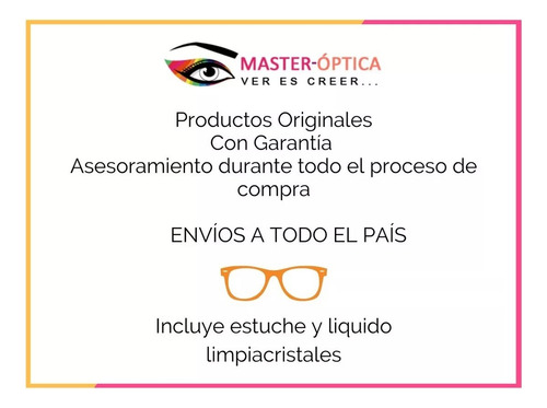 Anteojos Clip On Lentes 2256 Polarizado Uv Receta Metal Flex Plateado-celeste