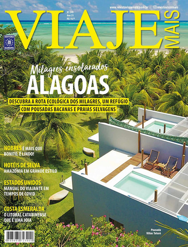 Revista Viaje Mais 249, de a Europa. Editora Europa Ltda., capa mole em português, 2022