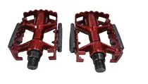 Comprar Pedales De Aluminio Rosca Gruesa 9\u002F16 Semi Carrera Rojo