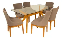 Comprar Juego De Comedor 6 Sillas Varsovia Gris