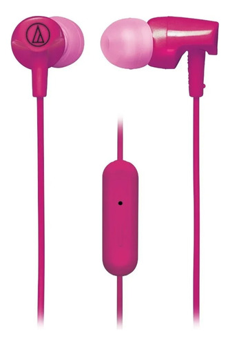 Auriculares Audio Technica In-ear Conector 3.5 Aux Rosa
