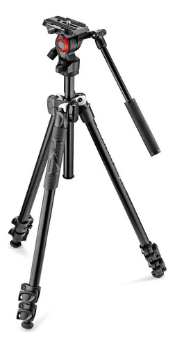 Kit de tripé leve Manfrotto MK290LTA3-V 290 com cabeça Befree, cor preta