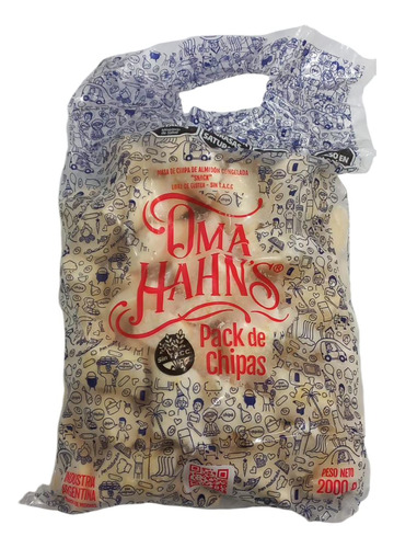 Chipa Pan Queso X 2kg Congelado - Oma Hahn's Sin Tacc