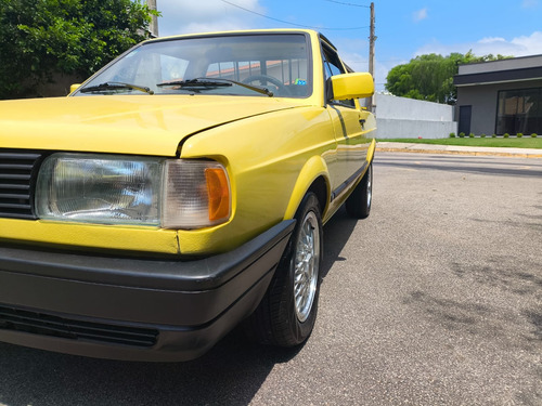 Vw Saveiro Amarelo Sunny Cl 1.6 Placa Preta Com 5 Bbs 14