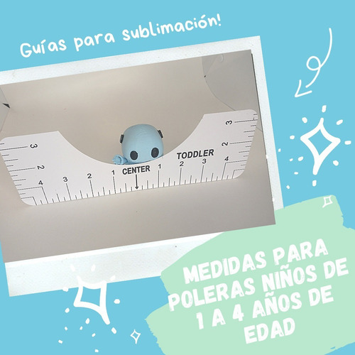 Imagen 3 de 5 de Reglas De Vinilo Para Estampado Poleras/ Guía, Alineación