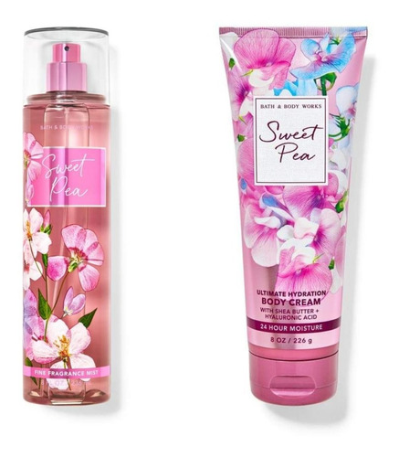 Duo Body Mist Y Body Cream Sweet Pea Bath And Body Works