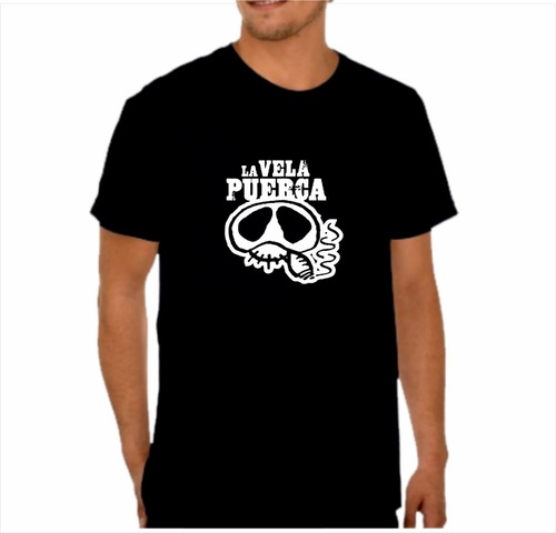 Remeras La Vela Puerca , Modelo Fumando -bandas , Musica,