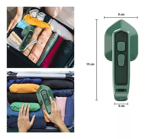 Sunnimix plancha de viaje portátil y térmica para ropa, en color verde.