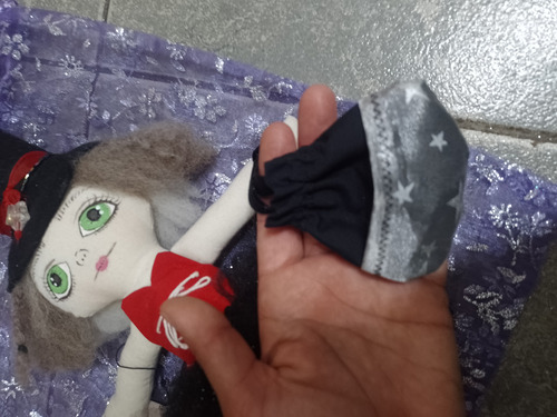 Muñeca Dbruja De Trapo, Tela