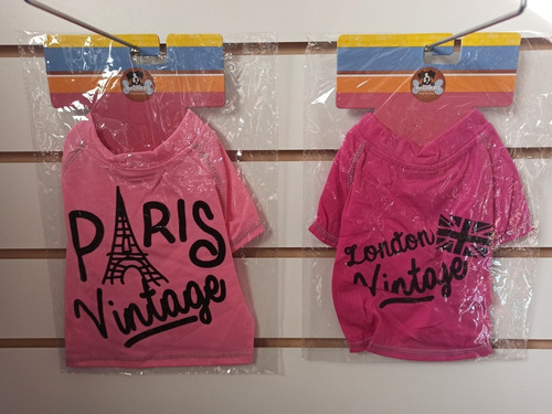 Ropa De Verano London Vintage & Paris Vintage - Para Perros