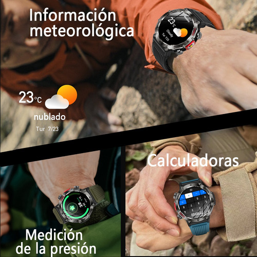 Reloj Inteligente 1.43 Hombre Bluetooth Llamada Deportiva