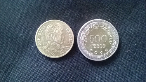 Moneda Colombia Bimetalica 500 Pesos 2014 (cam)