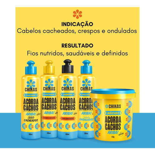 Shampoo Chikas Acorda Cachos - 300ml