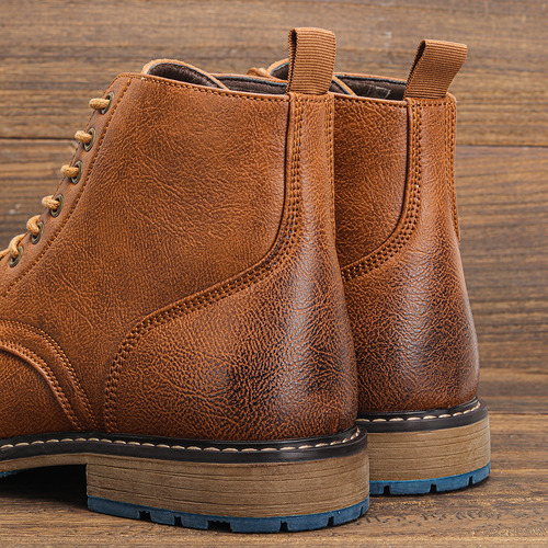 Botas De Tornozelo Masculinas, Calçados Confortáveis Em Cour