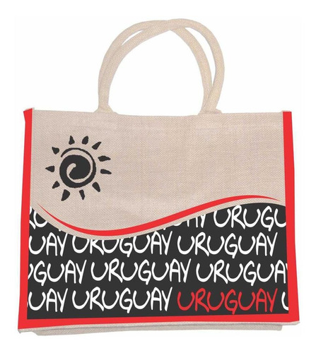 Bolso Yute Con Hermosos Diseños Uruguay De Excelente Calidad