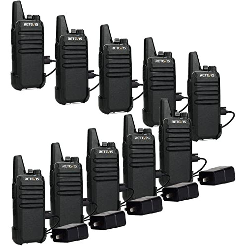 Rt22 Walkie Talkies Recargable, Radio De Dos Vías De L...