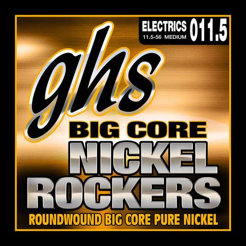Cuerdas Guitarra Eléctrica Ghs Big Core Nickel Rockers - Nue