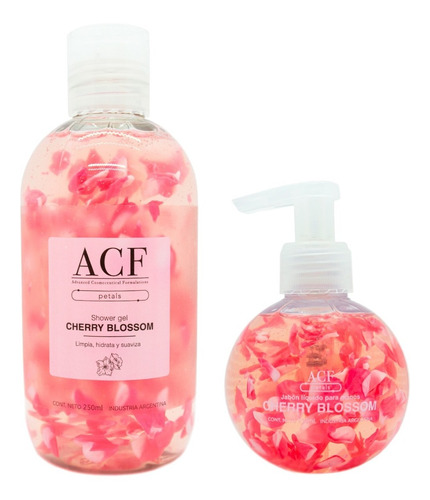 Acf Petals Kit Shower Gel Ducha + Jabón De Manos Cherry