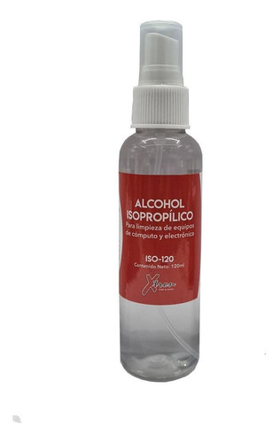 Alcohol Isopropilico 120ml Con Atomizador Iso-120 Xtron