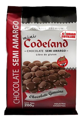 Mini Medallón Chocolate Codeland X 200 Gr - Ciudad Cotillón