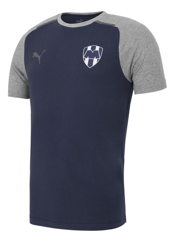 Playera Puma Futbol Rayados De Monterrey Casuals Hombre Azul