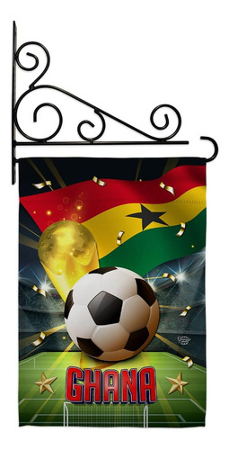 Juego De Bandera De Jardín De Ghana Para La Copa Del Mundo, 
