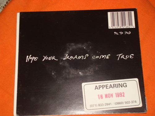 Hope Your Dreams Come True* Promo * Single * Importado* 1992