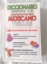 Comprar Diccionario Escolar Mexicano - Tres Diccionarios En Uno