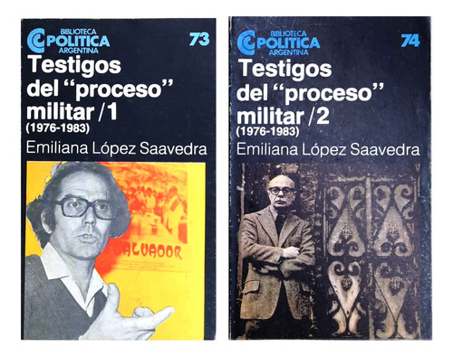 Testigos Del Proceso  Militar 1 & 2 ( 1976 - 1983 ) Saavedra