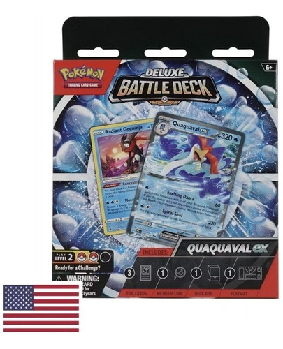 Pokemon Deluxe Battle Deck Quaquaval Ex En Ingles