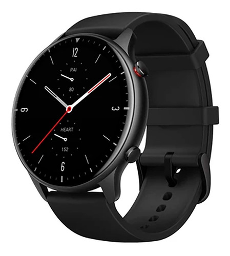Smartband Amazfit Fashion GTR 2 Sport Edition 1.39" caja 46.4mm de aleación de aluminio black, malla obsidian black de silicona A1952