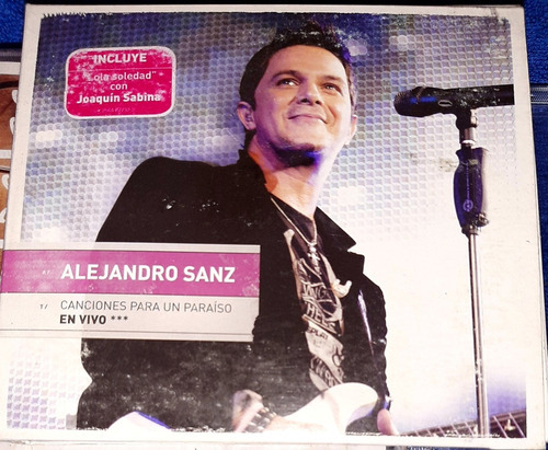 Alejandro Sanz Canciones Para Un Paraíso Cd + Dvd Promo  