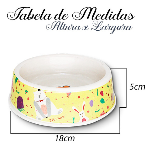 Bebedouro/comedouro P/ Caes E Gatos Cor: Animais Sortidos 4