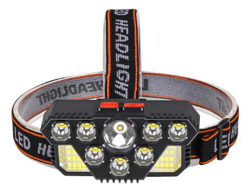 Linterna De Cabeza Trekking Recargable 8 Led, 20 Smd, 500 L