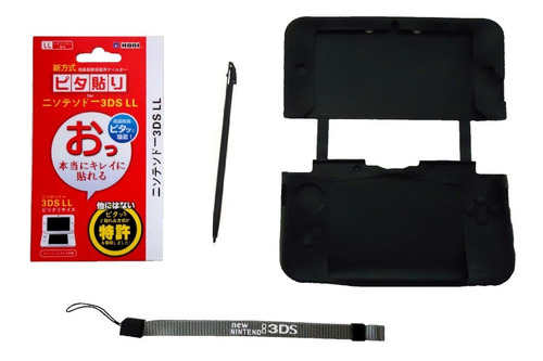 ¡¡¡ Kit Funda, Micas, Correa Y Stylus Nintendo 3ds Xl !!!