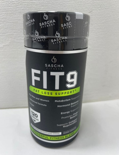 Fit 9 Sascha Fitness Fit9 Capsula Quemador Sabor Natural