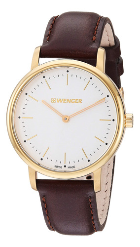 Reloj Wenger Urban Classic 01.1721.112 Para Mujer, Marrón